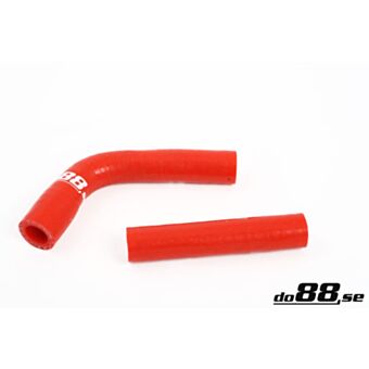 Volvo Hoses for Turbocooling, Red