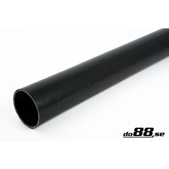 Silicone Hose Black straight length 3,5'' (89mm)