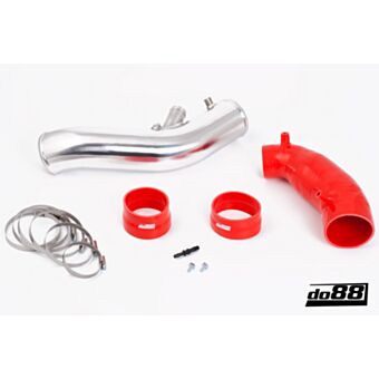 SAAB 9-3 2.8T V6 06-11 Inlet pipe with Red hoses