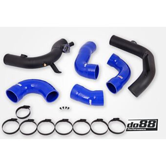 VAG 2.0 TSI EA888 Gen4 (300hp+) do88 IC Pressure pipes, Blue hoses