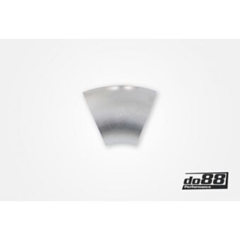 Aluminum pipe 45° 76x3 mm, long radius