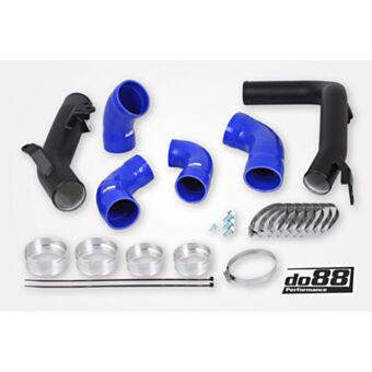 Volvo S60 V60 XC60 V90 S90 XC90 SPA Pressure pipes, Diesel, OEM IC, Blue hoses