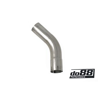 Exhaust pipe steel 45 degree 3,5'' (89mm)