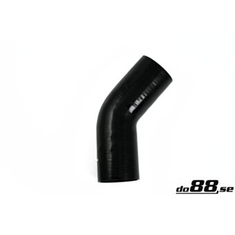 Silicone Hose Black 45 degree 3,125'' (80mm)