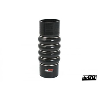 Silicone Hose Black 4-Humps 2,75'' (70mm)