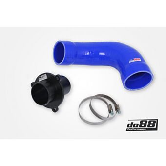 VAG 1.8/2.0 TSI (MQB) Turbo Muffler Delete, do88 Pressure pipes, Blue hose