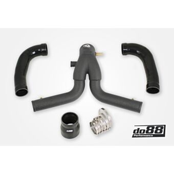 Porsche 911 Turbo (991.1) 2013-15 Y-Pipe, Black for do88 IC