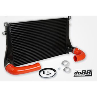 Chłodnica powietrza Intercooler AUDI SEAT SKODA VW 1.8 / 2.0 TSI (MQB), Przewody Czerwone