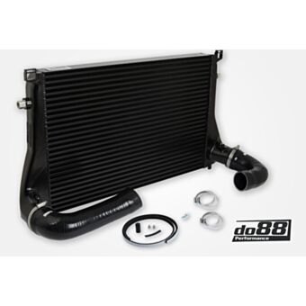 Chłodnica powietrza Intercooler AUDI SEAT SKODA VW 1.8 / 2.0 TSI (MQB), Przewody, Czarne