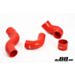 Volvo 700/900 Turbo (w.o AC) Pressure hoses Red