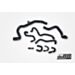 Volvo V70/S80 2.5T 2.5FT AFV 2008-15 Coolant hoses Black