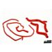 Volvo C30/C70/S40/V50 Turbo 04-13 Coolant hoses Red