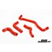 Volvo C30/C70/S40/V50 Turbo 04-13 Heater hoses Red