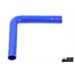 Silicone Hose Blue 90 degree long leg 1,625'' (41mm)