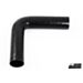 Silicone Hose Black 90 degree long leg 3'' (76mm)