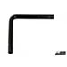 Silicone Hose Black 90 degree long leg 1,375'' (35mm)