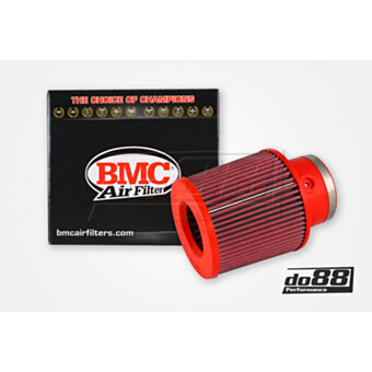 Stożkowy filtr powietrza BMC Twin Air, 90 mm, długość 130 mm przyłącze do czujnika Bosch